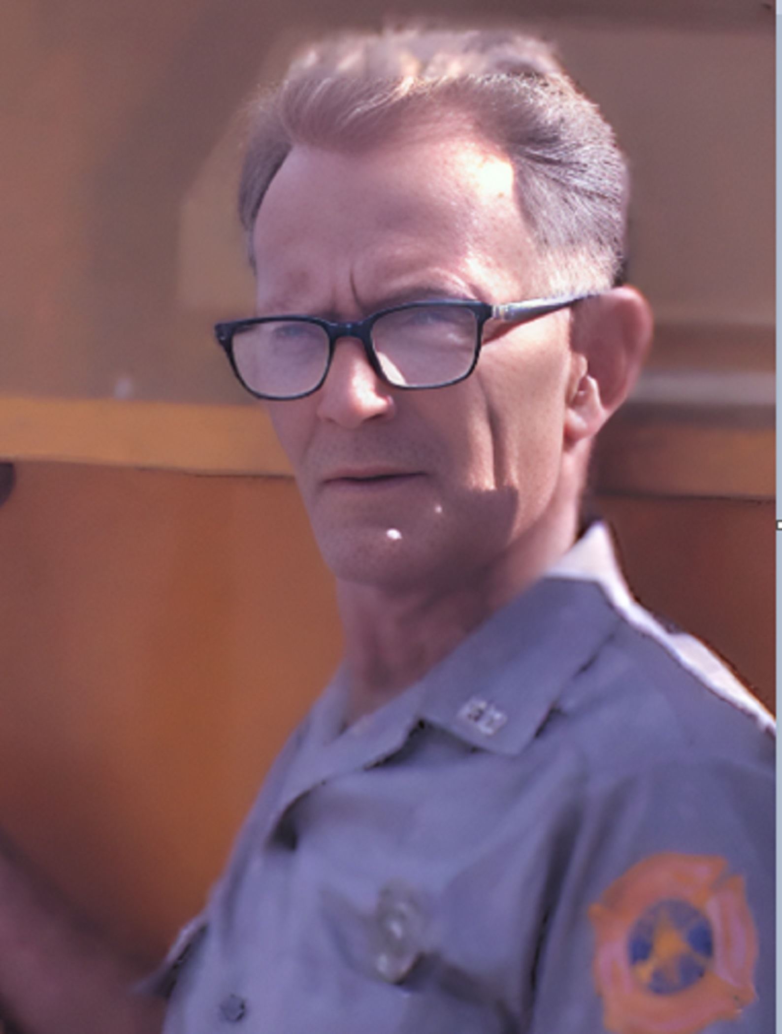 Photo of Fire Engineer Stewart Baker; Winter Garden Fire Department's first line of duty death.